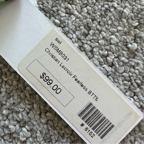 Christian LaCroix x Swiminista Limited Edition Manaos‎ Swim Bottoms Size Medium - Picture 2 of 4